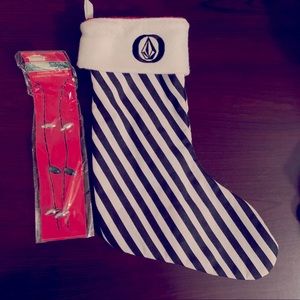 Volcom Christmas Stocking and LED Necklace